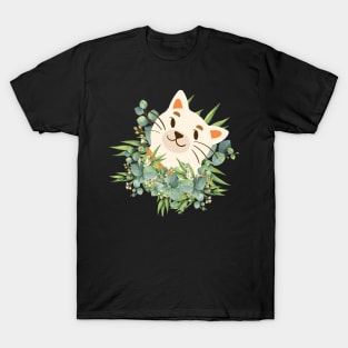 Flower cat! T-Shirt